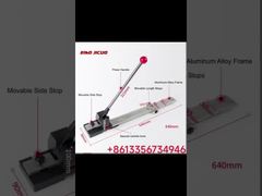 Creasing Matrix Cutter Precision Creasing Strip Cutting Equipment