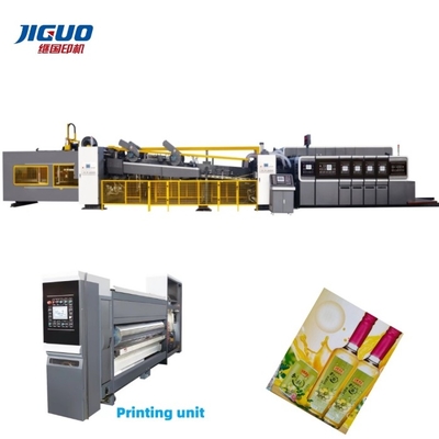 شراء High Speed Flexo Printing And Slotting And Die Cutting Machine For Corrugated Box online manufacture
