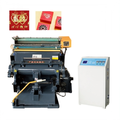 شراء آلة قطع القوالب والختم الساخن JIGUO TYMB 1100 آلة تجعيد وتثقيب الورق online manufacture