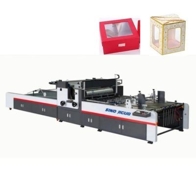 شراء آلة لصق نافذة صندوق الكرتون E-Flute 100 × 100mm مصمغ المجلد الأوتوماتيكي online manufacture
