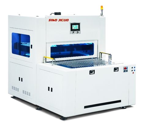 شراء JIGUO SJG-1080 Semi-Automatic Blanking Machine 1080x780mm 100 Bar online manufacture