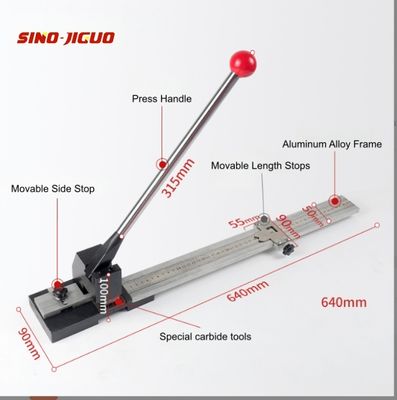 شراء Creasing Matrix Cutter Precision Creasing Strip Cutting Equipment online manufacture