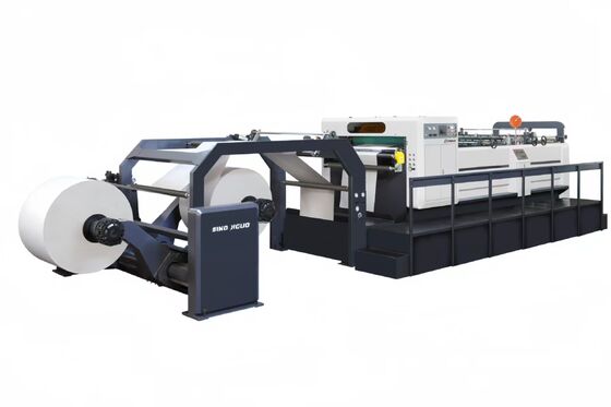 شراء JIGUO   ZWC-1700-2 Paper Sheeter Cutter Machine,Maximum cutting meter speed:300m/min,Power supply:AC380V/220Vx50HZ,Cutting accuracy:+/-0.4mm online manufacture