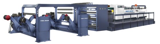 شراء JIGUO ZWC-1400-4 Paper Sheeter Cutter Machine,Maximum cutting meter speed:Maximum cutting meter speed,Maximum cutting speed:300cuts/min,Cutting accuracy：+/-1mm online manufacture