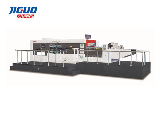 شراء 4500s / H آلة قطع الكرتون بالقالب 480T آلة تجريد الورق بالضغط online manufacture