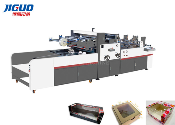 شراء JIGUO نافذة الترقيع آلة الكرتون E-Flute التلقائي آلة جلور المجلد online manufacture