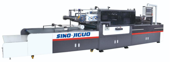 SINO JIGUO TC-1100Q آلة تلقائية لصقل النوافذ مع قطع الزوايا وقطع الزوايا V الحد الأقصى لسرعة العمل 15000s / h ، السرعة العاملة المسطحة 30000s / h
