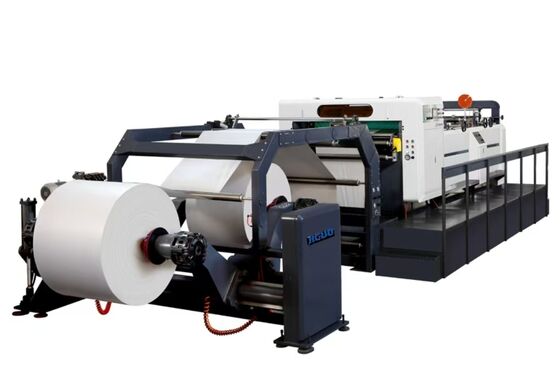 JIGUO  ZWC-1400-2 Paper Sheeter Cutter Machine，Reference weight of cutting paper：50-500g/m2，Maximum cutting meter speed：300m/min