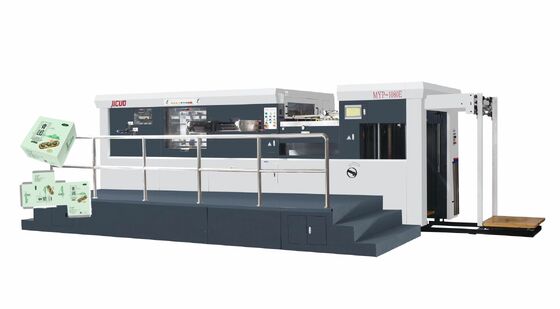JIGUO MYP-1080E Automatic Die Cutting & Stripping Machine.Max. Stripping speed:6500s/h,Sheet thickness:	Corrugated board: ≤4mm Cardboard:0.1-3mm